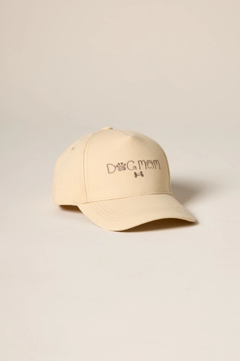 Dog Mom Embroidered Baseball Hat