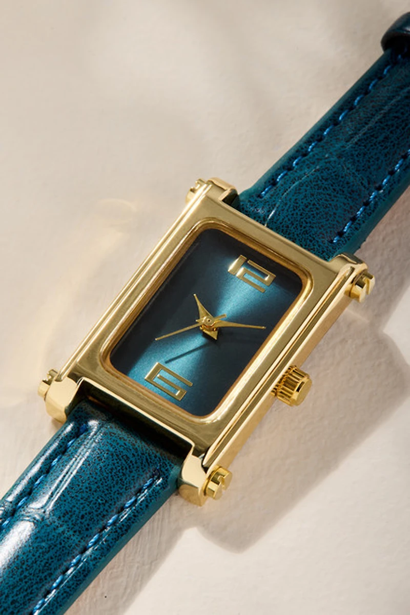 Wendy Faux Leather Wristwatch