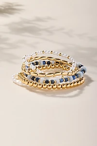 Lisa Glass Beaded Bracelet Set