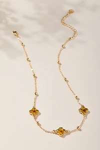 Joan Clover Station Chain Necklace