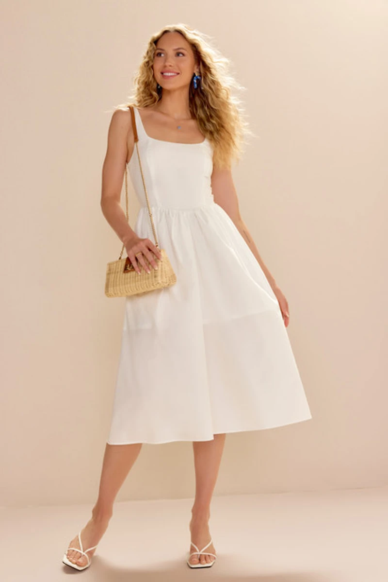 Rhiannon Corset Top Midi Dress