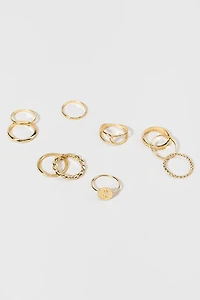 Geovanni Coin Ring Set