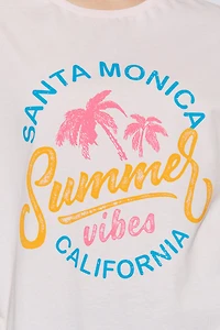 Hello Franki Summer Vibes Graphic Tee for girls