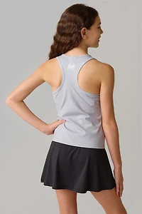 Hello Franki Sport Heather Gray Racer Back Tank Top for girls