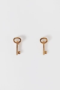 Hello Franki Key Stud Earrings for girls