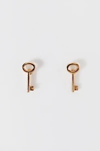 Hello Franki Key Stud Earrings for girls