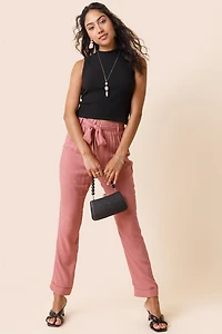 Claire Mock Neck Sleeveless Top