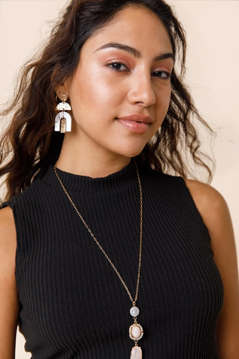 Claire Mock Neck Sleeveless Top