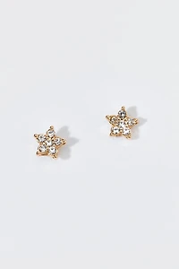 Hello Franki Crystal Star Stud Earrings for girls