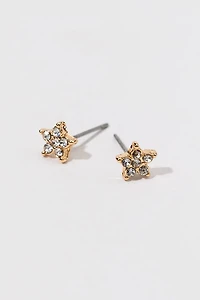 Hello Franki Crystal Star Stud Earrings for girls