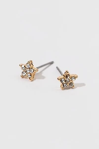 Hello Franki Crystal Star Stud Earrings for girls