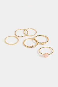 Malaysia Textured Ring Set