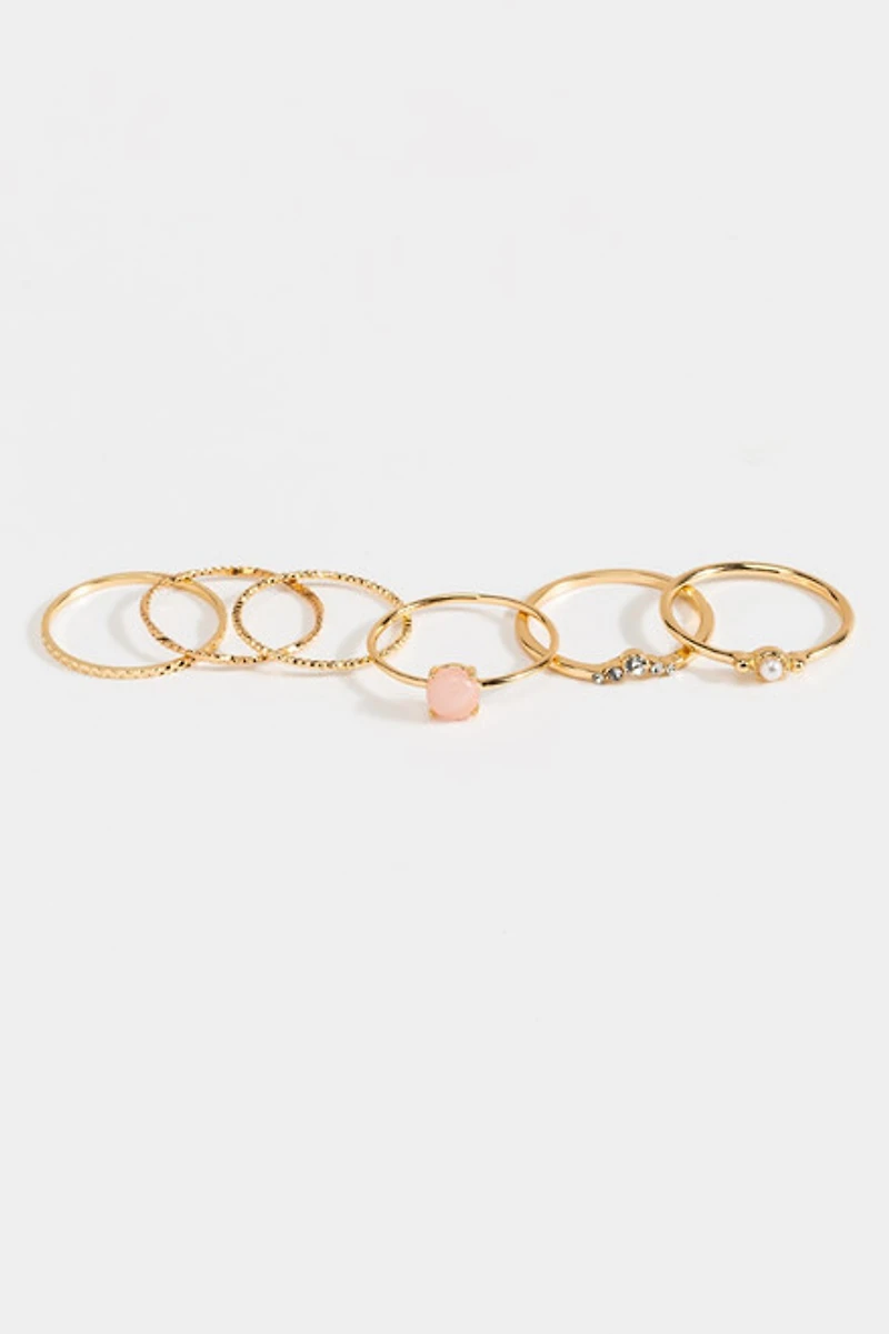 Malaysia Textured Ring Set