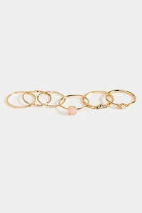 Malaysia Textured Ring Set