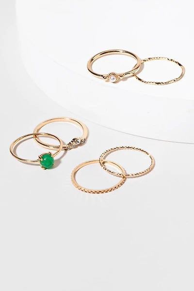 Malaysia Textured Ring Set