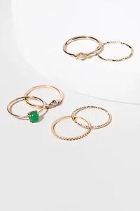 Malaysia Textured Ring Set