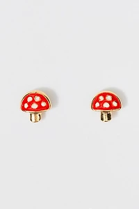 Hello Franki Mushroom Stud Earrings for girls