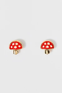 Hello Franki Mushroom Stud Earrings for girls