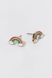 Hello Franki Rainbow Stud Earrings for girls