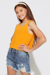 Hello Franki Twist Back Tank Top for girls