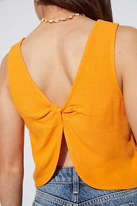 Hello Franki Twist Back Tank Top for girls