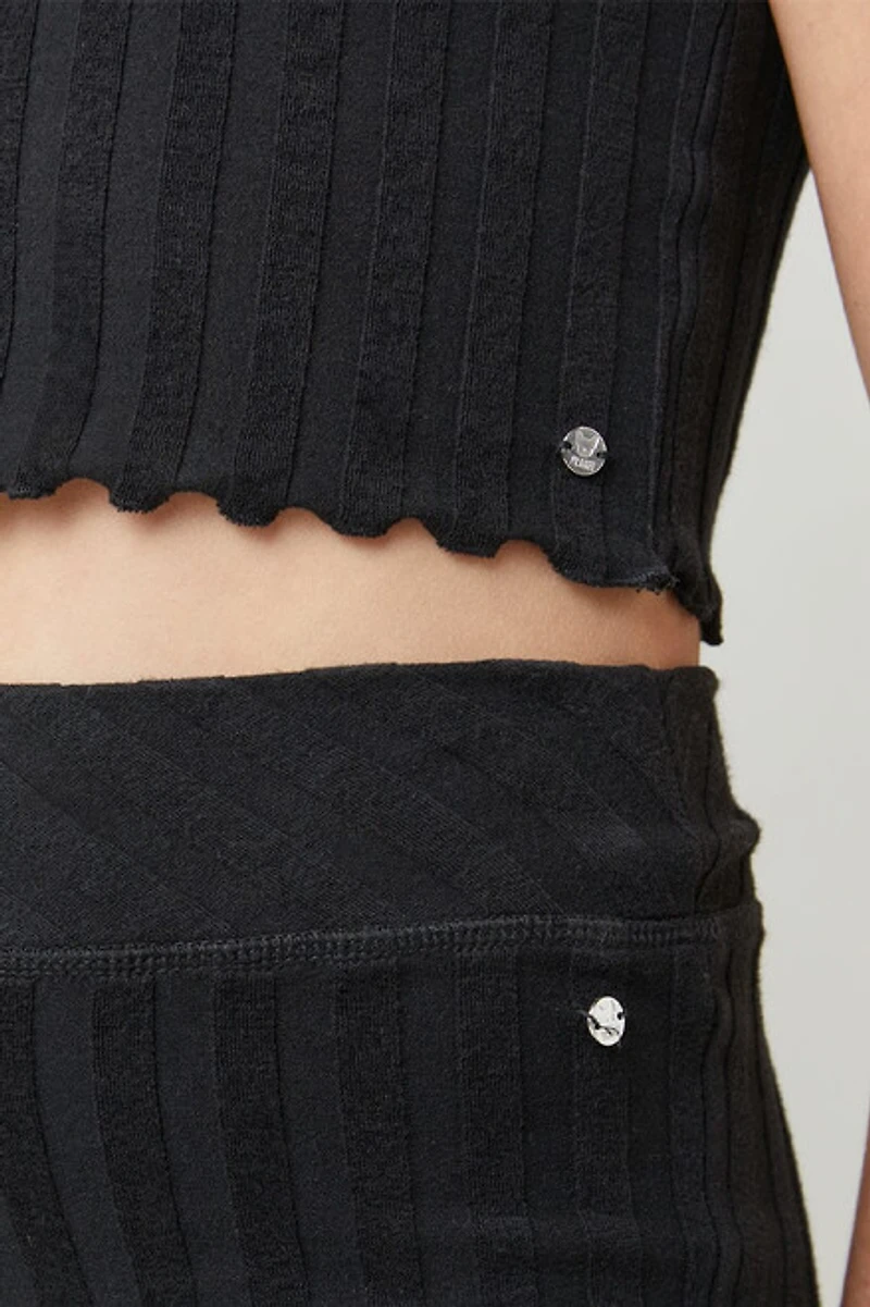 Hello Franki Ribbed Racerback Tank Top for girls