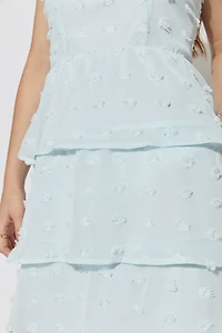 Hello Franki Clip Dot Tiered Dress for girls