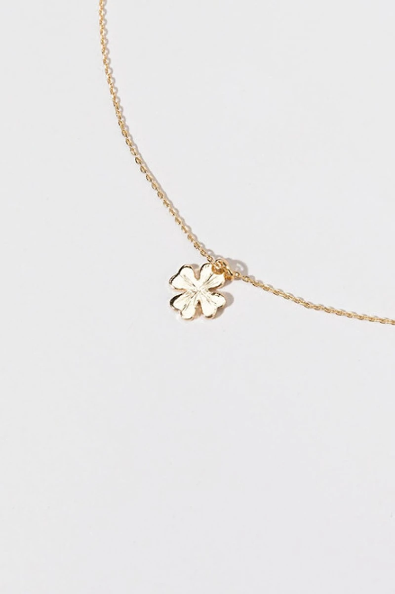 Hello Franki Clover Pendant Necklace for girls