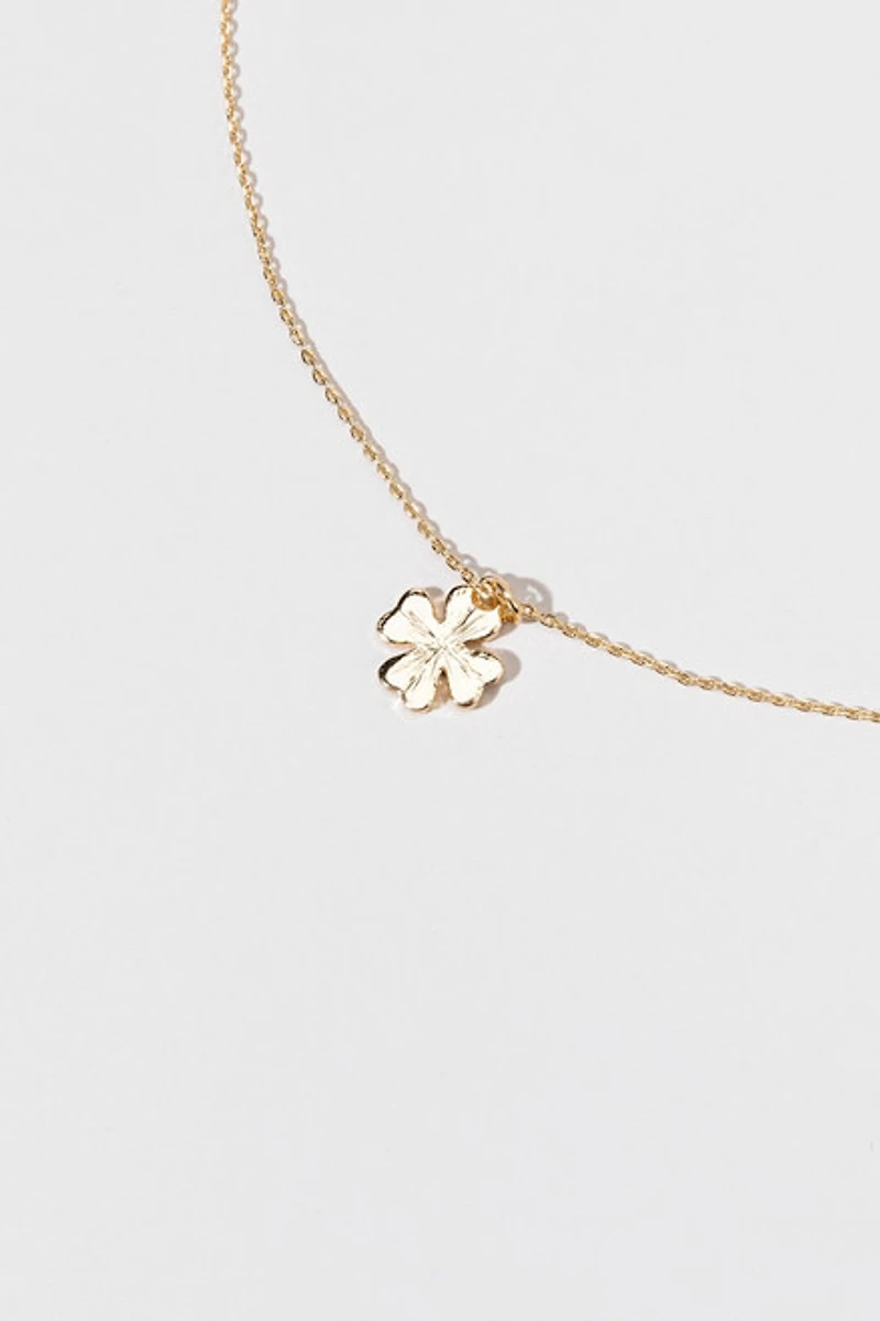 Hello Franki Clover Pendant Necklace for girls