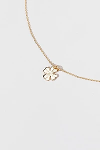 Hello Franki Clover Pendant Necklace for girls