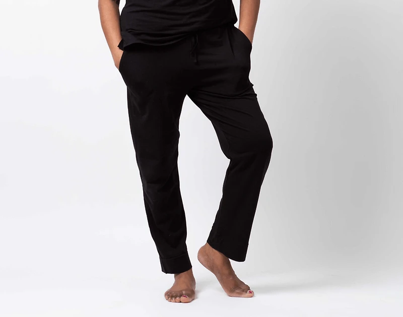 Modal Jersey Lounge Pants - Black - Small
