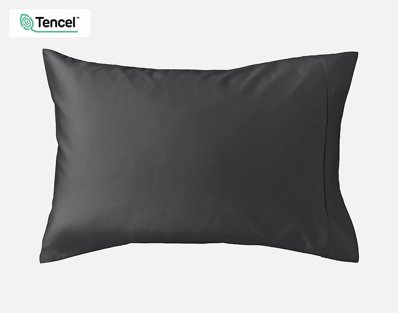 Eucalyptus Luxe Pillowcases - Black Pearl (Set of 2)