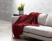 Velvet Plush Throw - Merlot
