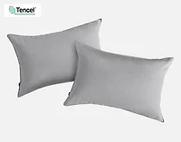 Hemp Touch Pillowcases - Grey (Set of 2) - King