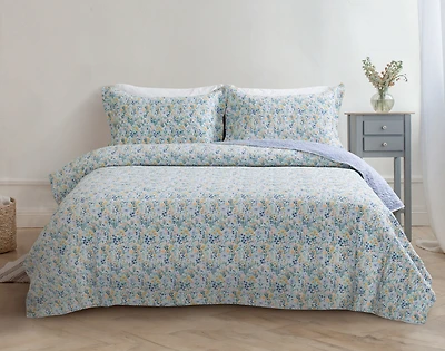 Camellia Cotton Quilt Set - King