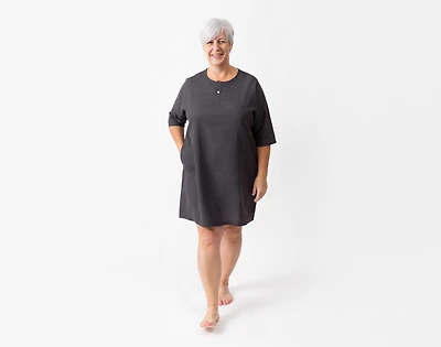 Linen Blend Lounge Tunic
