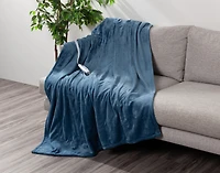 Heated Throw - Teal Blue