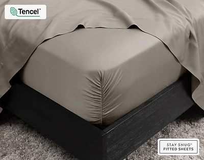 BeechBliss TENCEL Modal Fitted Sheet - Grey Oak - Queen
