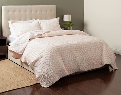 Sweetheart Cotton Blend Coverlet Set**