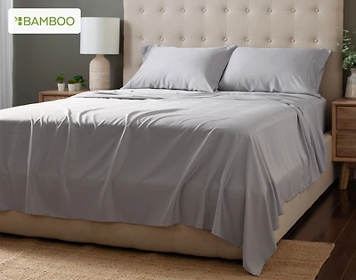 Bamboo Moon Sheet Set - Flint Grey - Queen