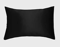 100% Mulberry Silk Pillowcase - Black (Sold Individually) - King