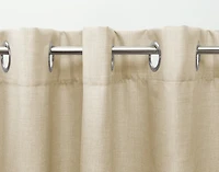 Linen Look Blackout Drapery Panel - Sand
