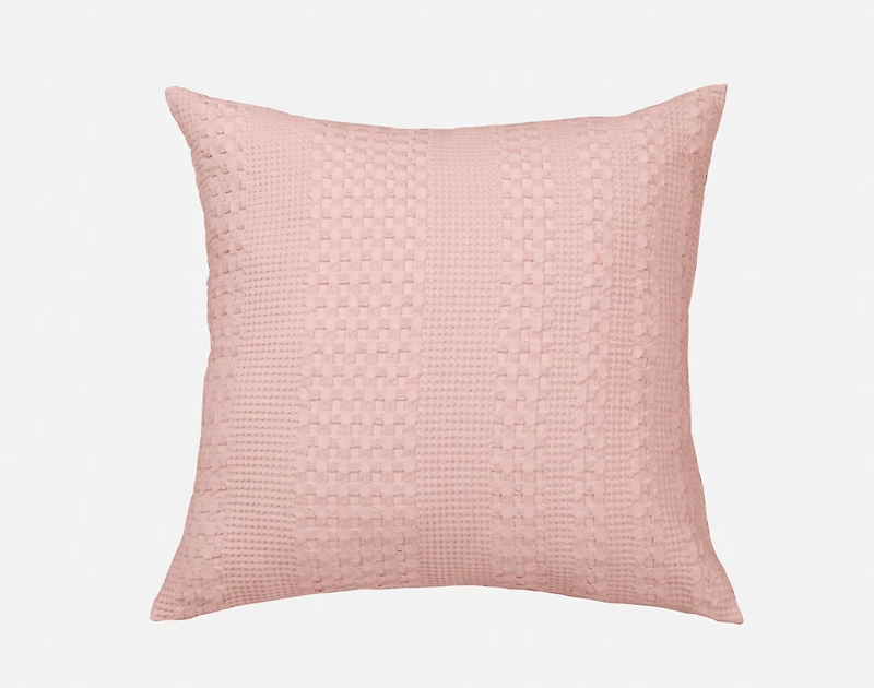 Waffle Cotton Euro Sham