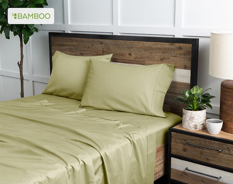 Bamboo Cotton Sheet Set - Elm - Twin