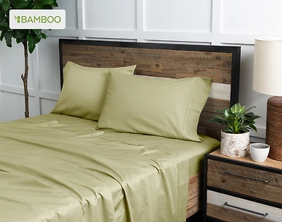 Bamboo Cotton Sheet Set - Elm