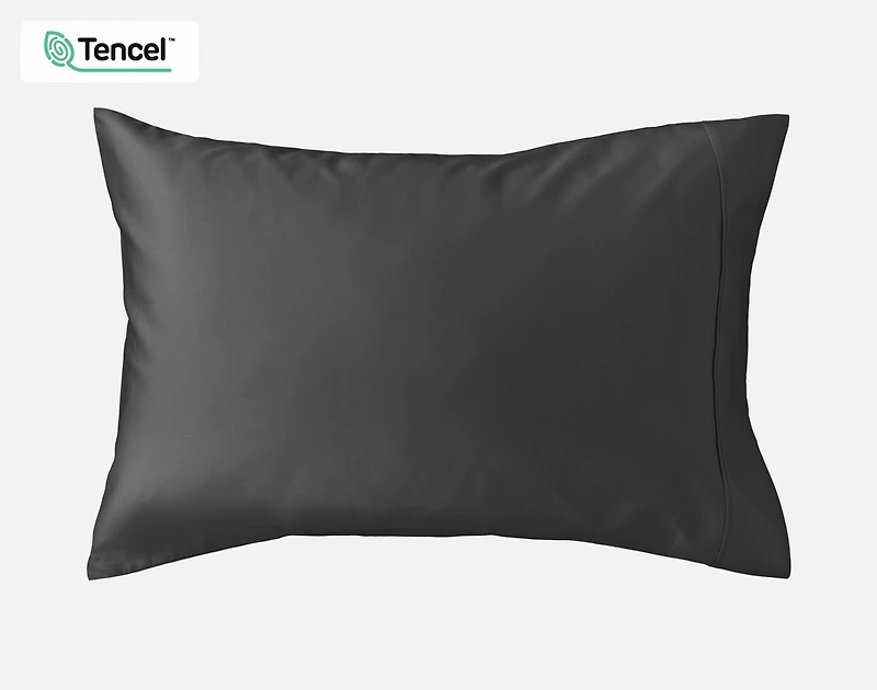 Eucalyptus Luxe Pillowcases - Black Pearl (Set of 2)