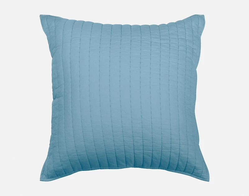 Linen Cotton Euro Sham - Lake