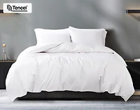 Eucalyptus Luxe Duvet Cover - White