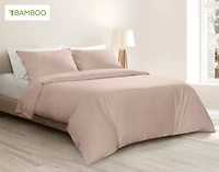 Bamboo Cotton Duvet Cover - Frosted Berry
