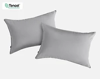 Hemp Touch Pillowcases - Grey (Set of 2) - King